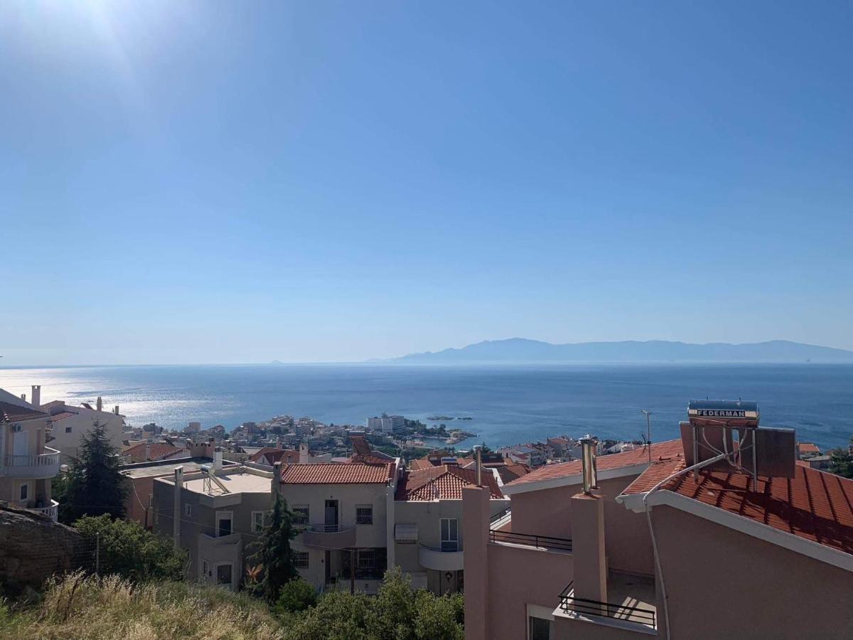 Breathtaking Sea View Apartman Kavála Kültér fotó